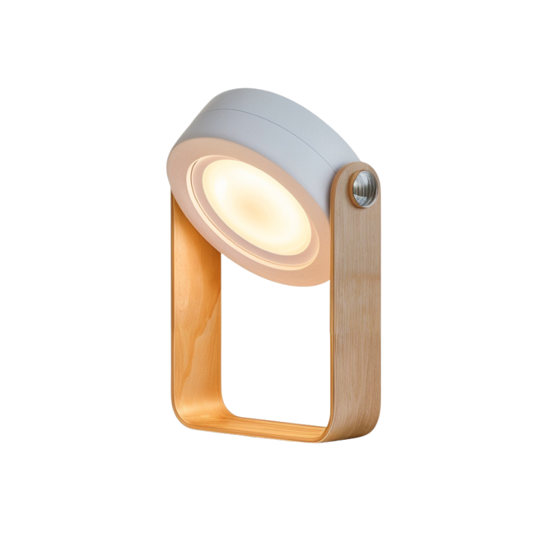 Slank LED-bordlampe i nordisk stil. Dæmpbar og bærbar med USB-opladning, perfekt som dekorativ belysning.