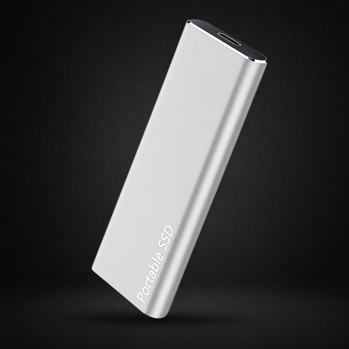 SSD ekstern harddisk i aluminium. Lynhurtig bærbar lagerløsning til alle dine enheder.