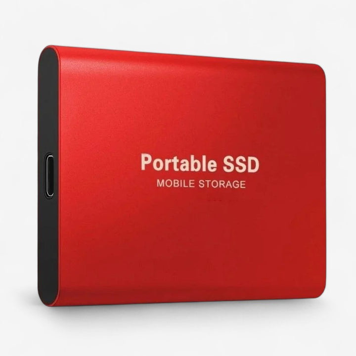 Bærbar ekstern SSD til lynhurtig dataoverførsel og pålidelig digital opbevaring.