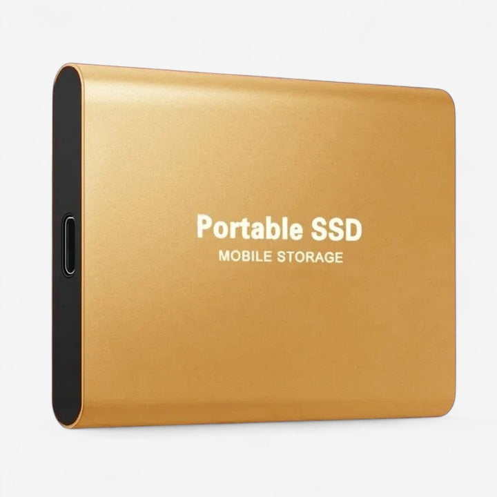 Effektiv ekstern SSD med høj kapacitet for hurtig dataoverførsel og nem bærbar lager tilgang.