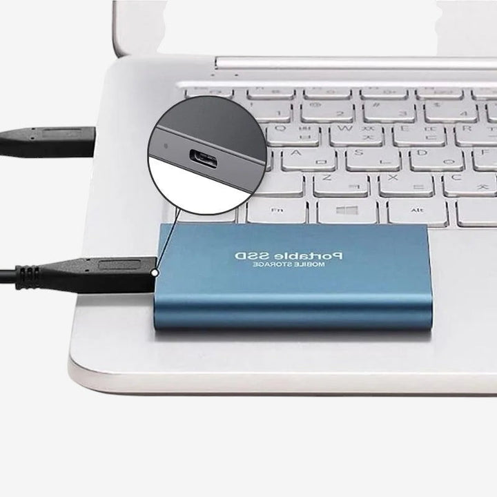 Robust ekstern SSD for krævende databehandling i studie og felt. Pålidelig lager til store projekter.