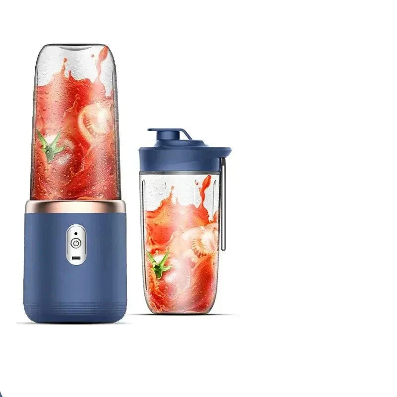 Bærbar ledningsfri blender med To Go-kop, perfekt til smoothies og shakes på farten.