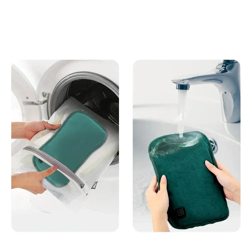 Bærbar USB-varmepude som håndvarmer. Perfekt til vinter, giver komfort, smertelindring og hyggelig varme.