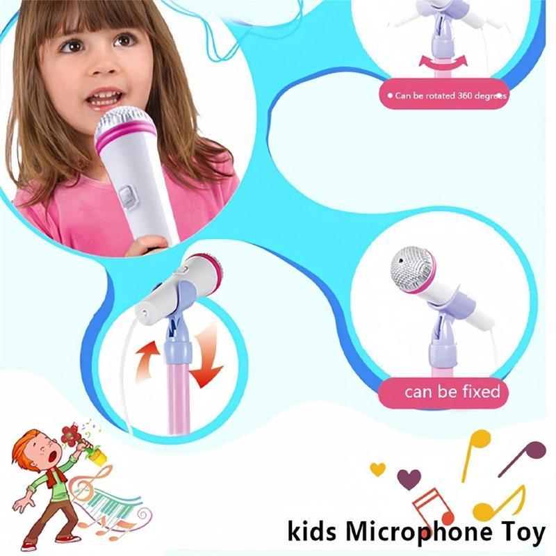 Interaktiv LuminaStar mikrofon til børn med strålende LED-lys. Inspirerer til sang & leg.