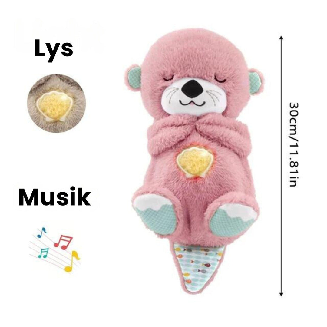 Sovebamse odder for nyfødte. Giver tryghed og hygge med blide lyde og lys.