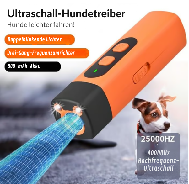 BarkEase ultralydstræner til effektiv gøenkontrol, giver ro for hunde og ejere.