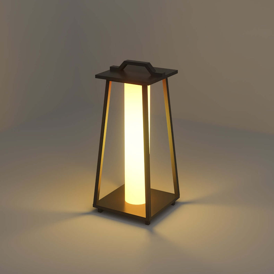 Bærbar Udendørs LED Lampe i Rustfrit Stål