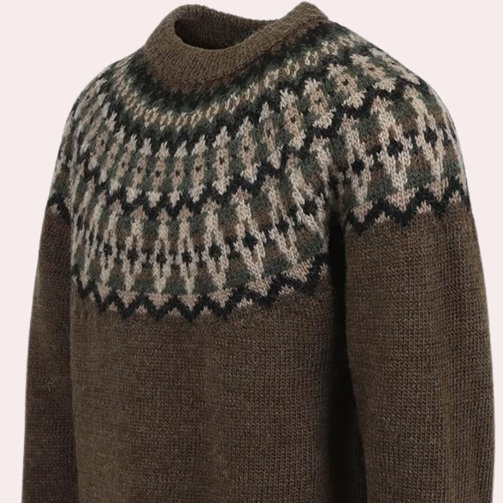 Alma: Blød hverdagspullover i stilrent design. Komfortabel, alsidig kvindestrik.