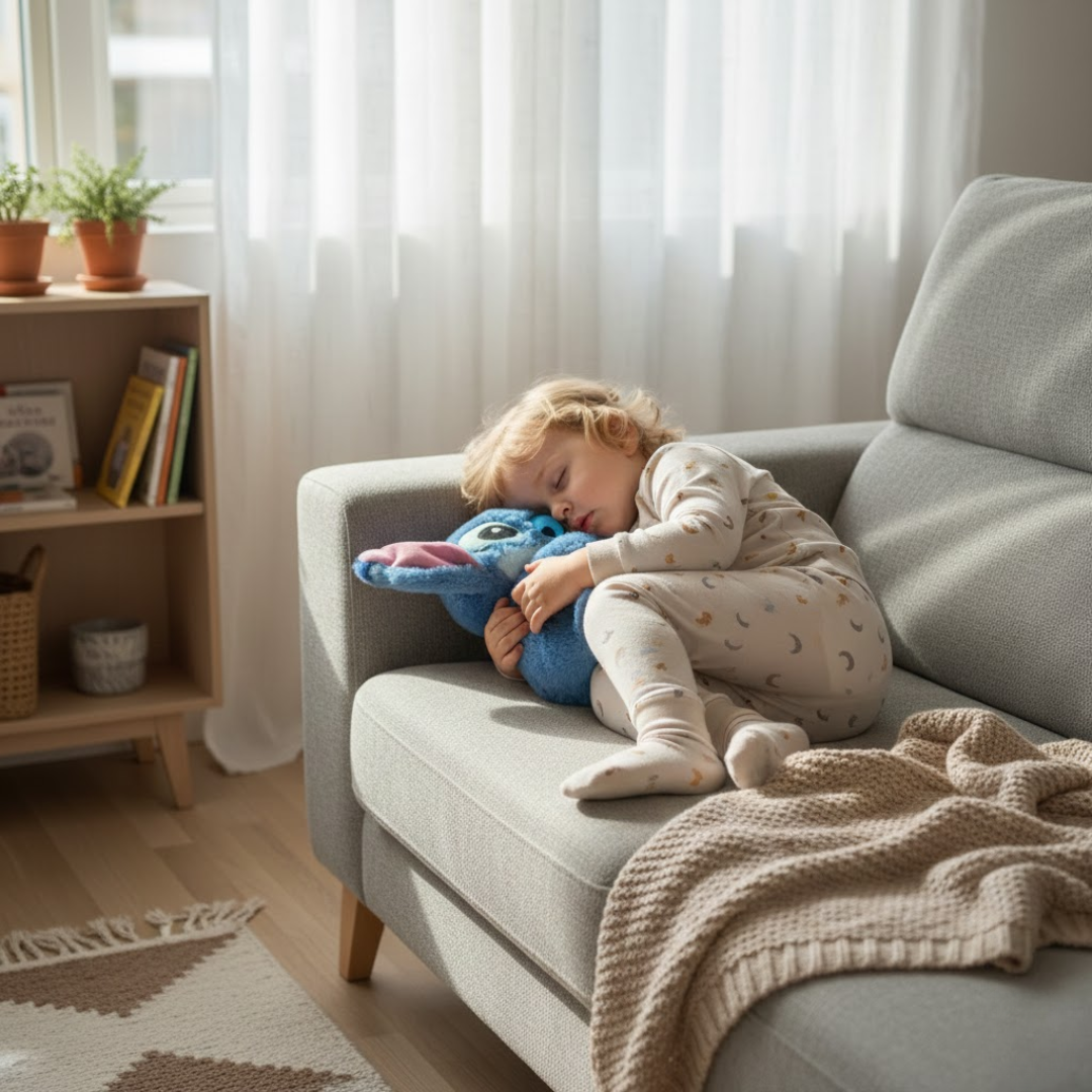 Beroligende plys krammedyr designet til at lindre angst og fremme afslapning hos børn og voksne.