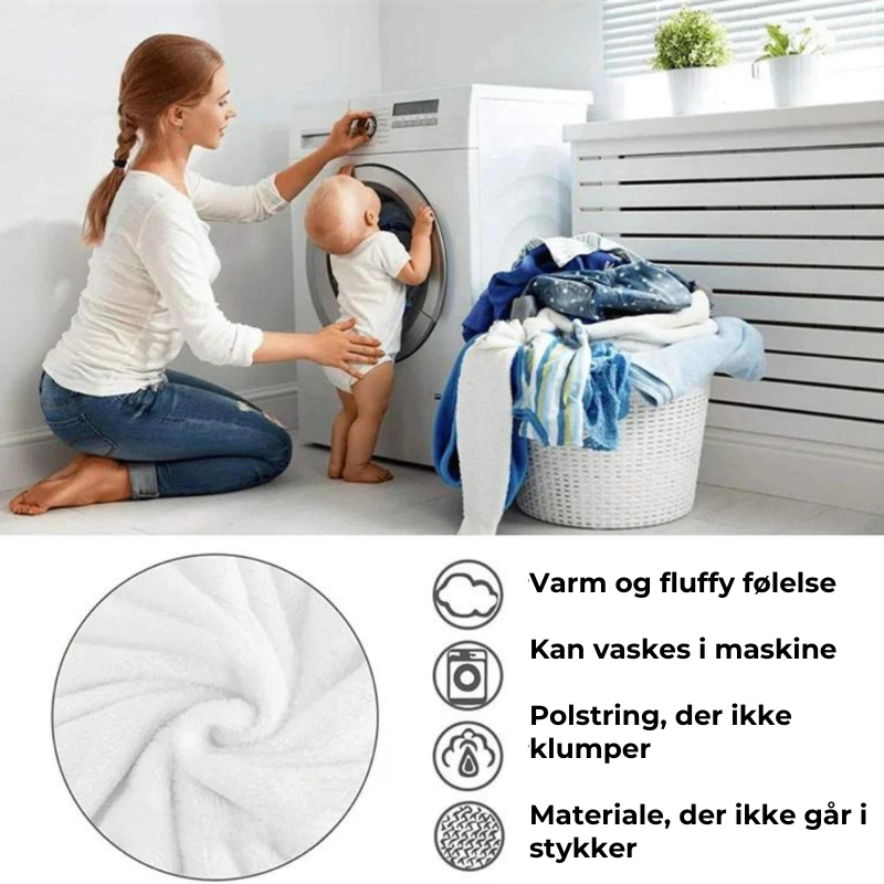 Energieffektivt unisex plys/fleece tæppe. Ideelt som varmt hyggetæppe til kolde dage.