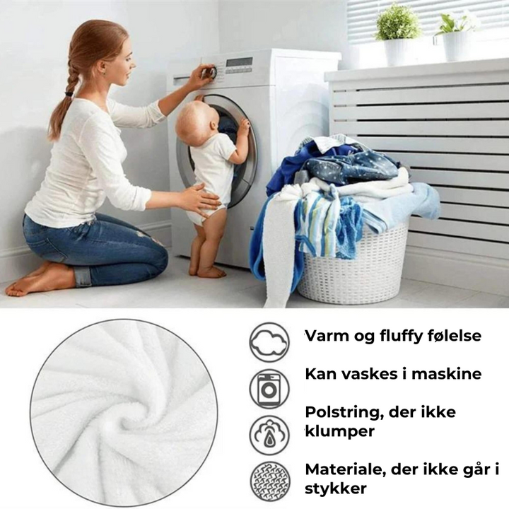 Energieffektivt unisex plys/fleece tæppe. Ideelt som varmt hyggetæppe til kolde dage.
