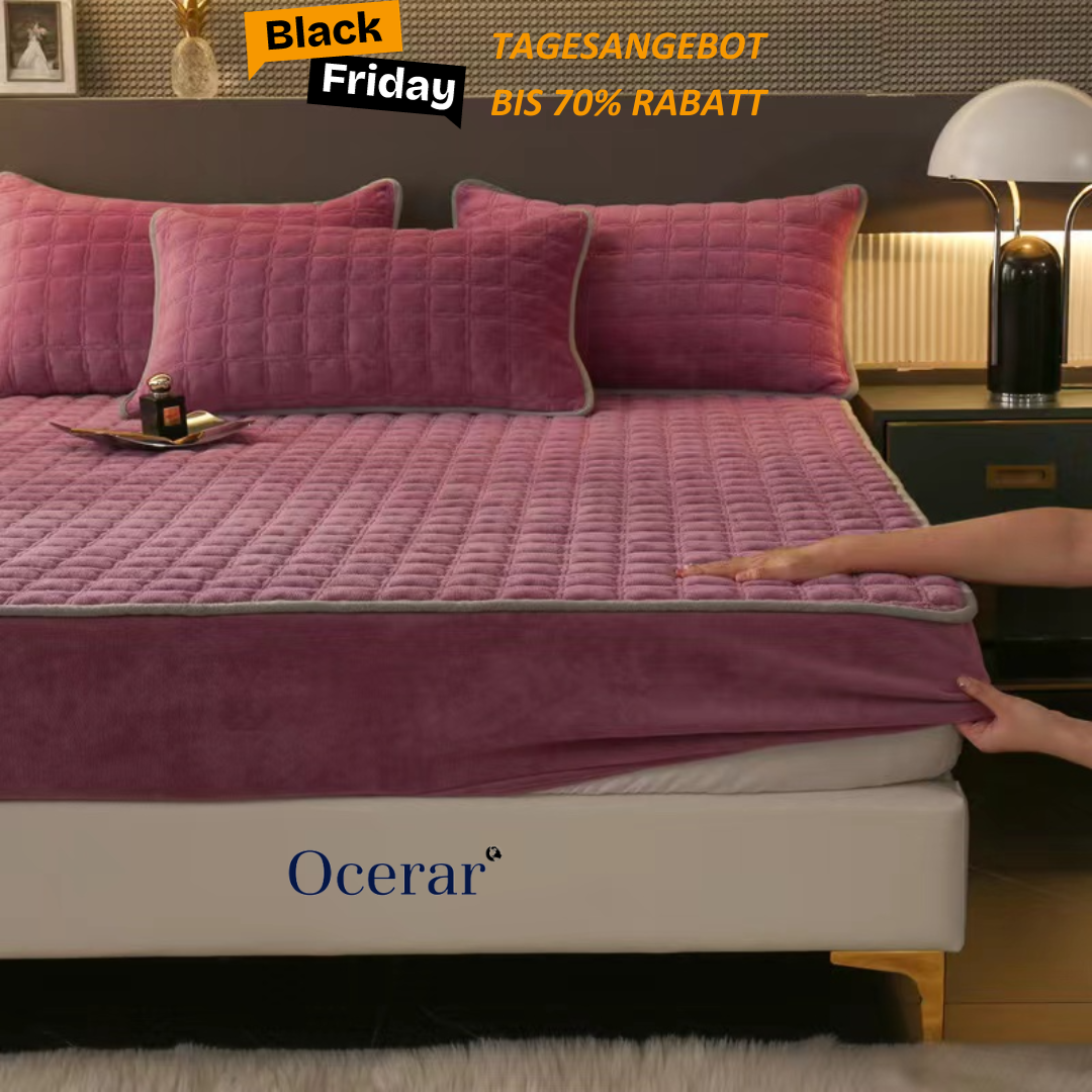 Quiltet lagen, designet til at give en overlegen soveoplevelse.