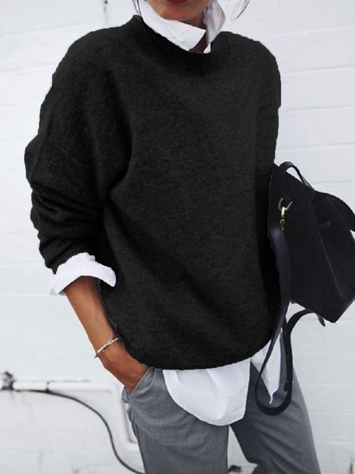 Komfortabelt to-delt strikket kvinde sæt for ultimativ komfort. Perfekt som afslappet tøj og loungewear.