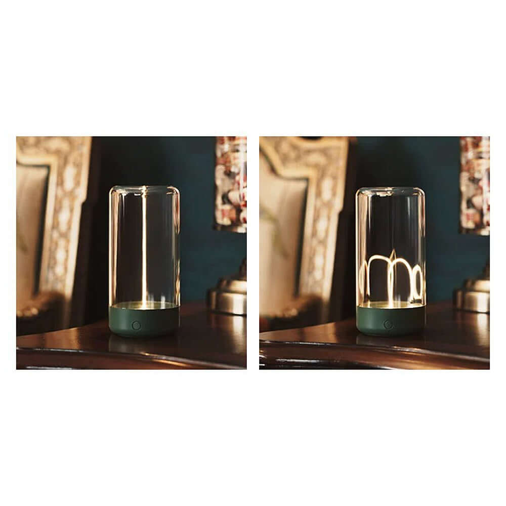 Magnetisk Mini LED Bordlampe -  Trådløs & USB