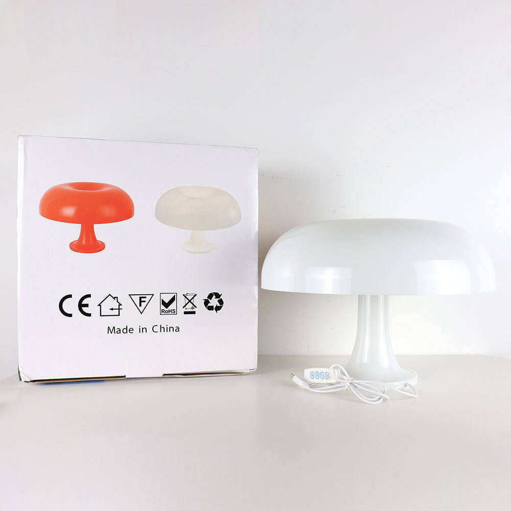 Minimalistisk Svampe Bordlampe