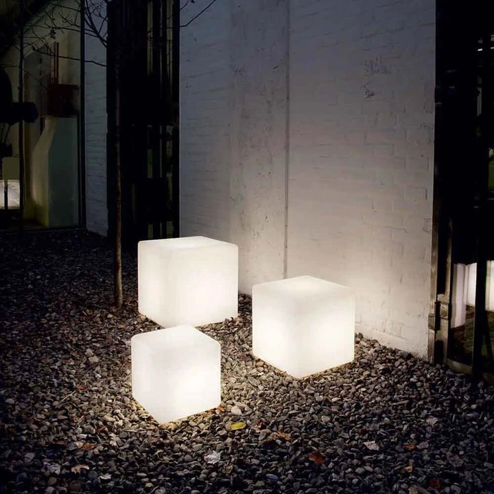 Kubisk LED Have- og Terrassalampe