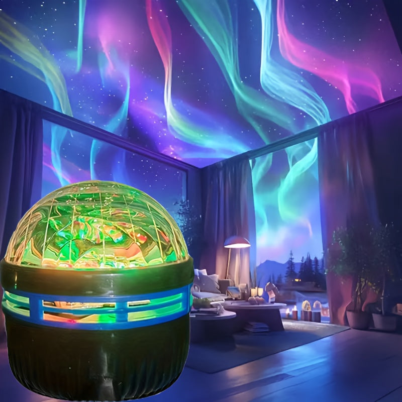 Celestia Aurora lampe forvandler ethvert rum til en beroligende stjernehimmel med farverigt nordlys.