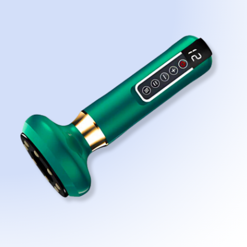 Håndholdt cellulite massager til hjemmebrug for synligt fastere hud.