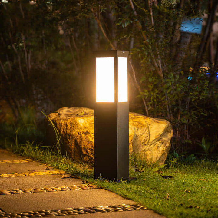 Moderne Udendørs LED Solcellelanterne
