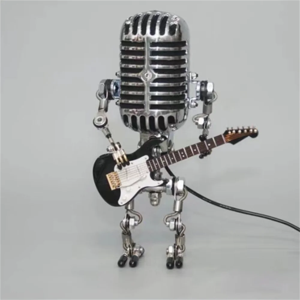 Charmerende robot stemningslampe med musiktema, perfekt til hygge i ethvert rum. Inkl. LED lys.