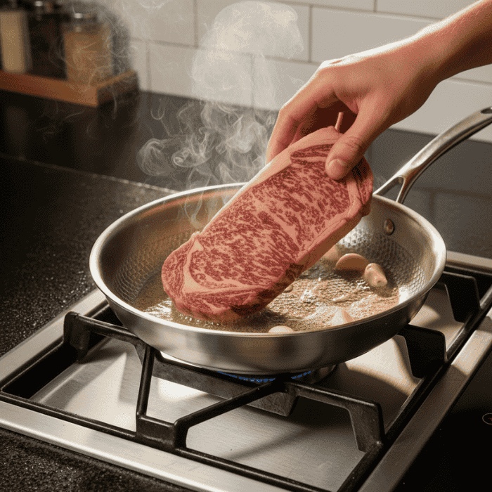 Sund madlavning med coatingfri stegepande. Et robust køkkenredskab for et sundt køkken uden unødvendige belægninger.