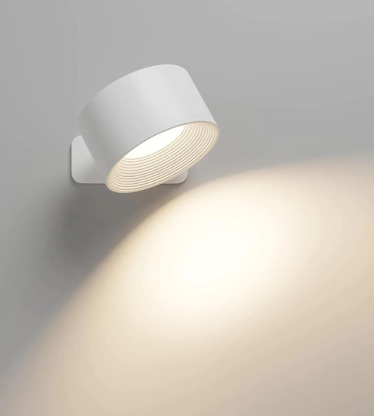 Trådløs magnetisk LED-væglampe, USB-opladelig, ideel som læselampe eller stemningslys.