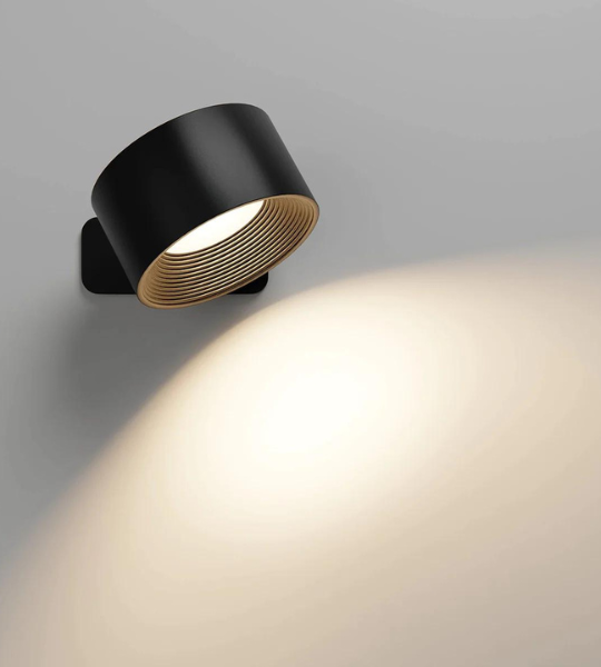 Fleksibel dæmpbar LED-væglampe med touch og fjernbetjening, perfekt som læselampe i soveværelset.