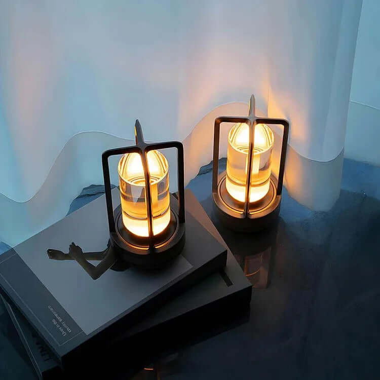 Krystal Lanterne Lampe - LED Bordlampe