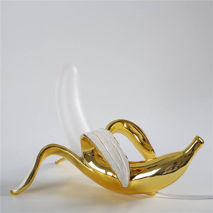 Art Deco Bordlampe i Bananform