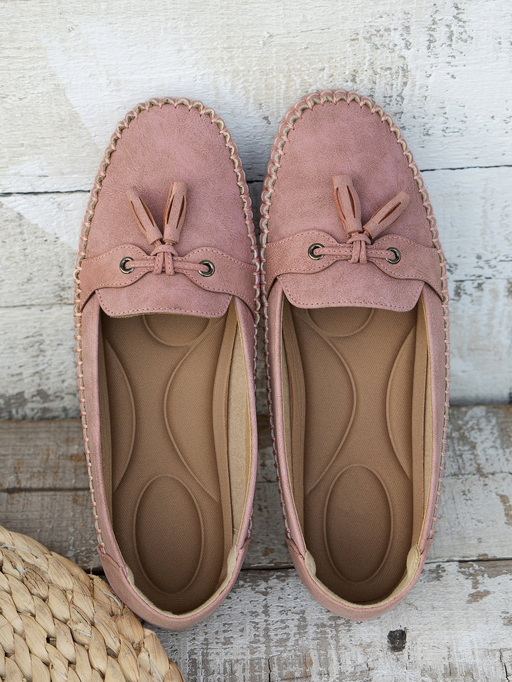 Topbillede af Dame Annika loafers. Minimalistiske slip-on sko med komfortabel pasform.