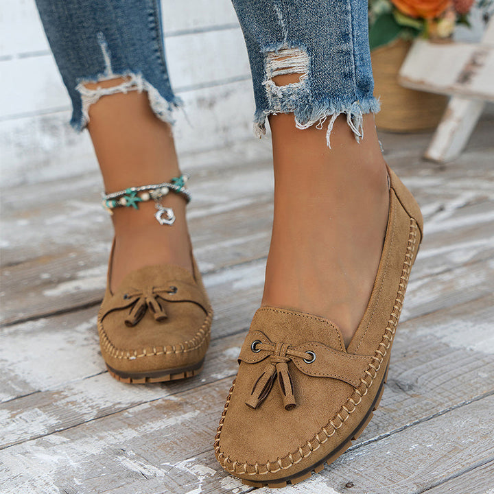 Ortopædiske dame loafers fra Annika. Komfortsko med støtte til sunde fødder hele dagen.