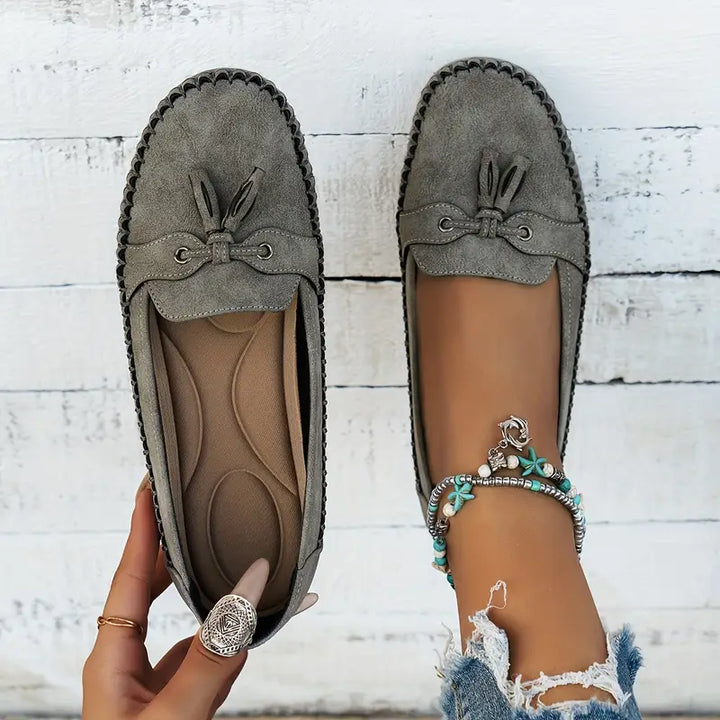 Lette Annika sommersko til kvinder. Komfortable ortopædiske loafers, perfekte til varme dage.