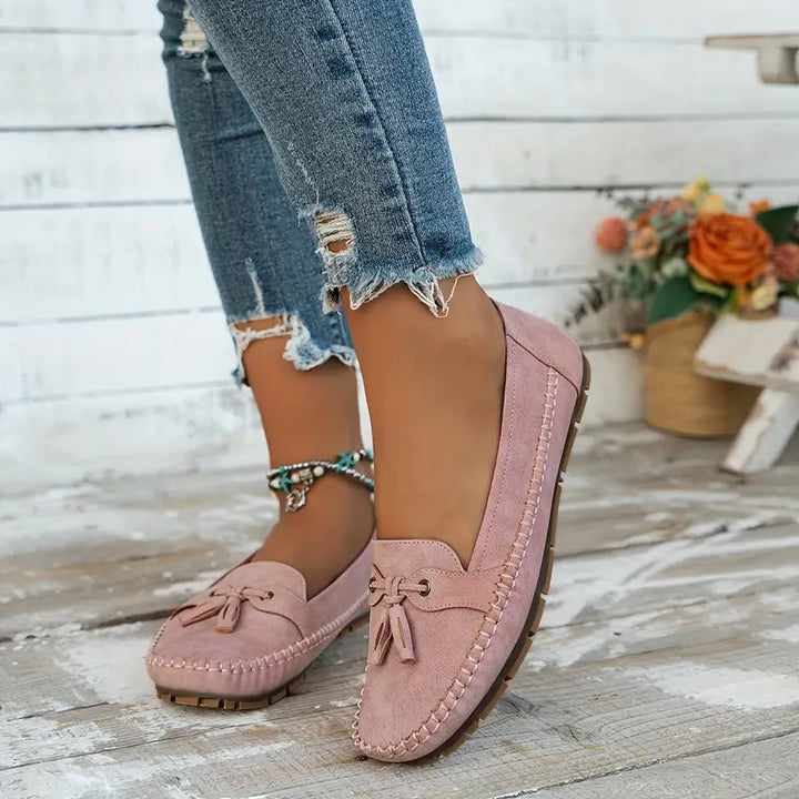 Bløde Annika dame loafers. Ergonomiske komfortsko med fodstøtte for optimal velvære.