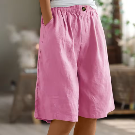 Hverdagsshorts til kvinder, bløde og behagelige til alle sommeraktiviteter.