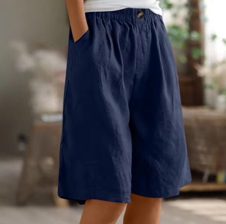 Farverige fritidsshorts for damer, der ønsker både mode og komfort i solen.