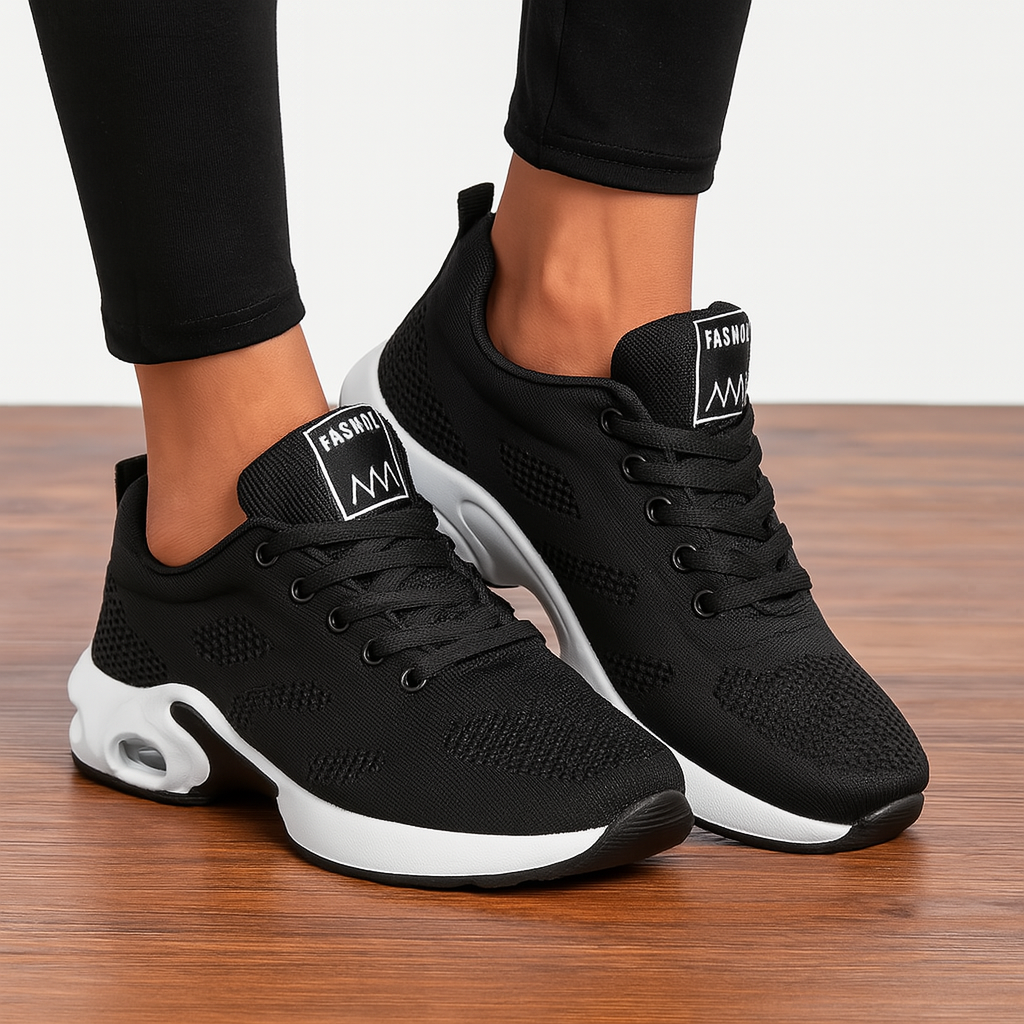 Stilfulde dame sneakers for optimal komfort. Perfekte åndbare sportssko til løb og hverdagsbrug.