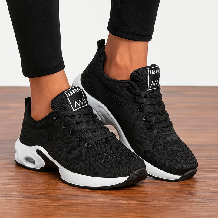 Stilfulde dame sneakers for optimal komfort. Perfekte åndbare sportssko til løb og hverdagsbrug.