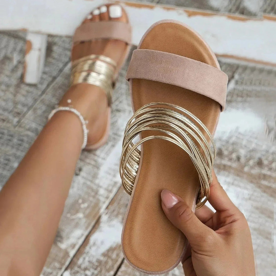 Stilfulde dame sandaler med komfort design. Alsidige ortopædiske sko til enhver sommerlejlighed.