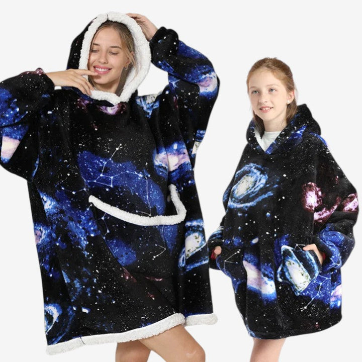 Blød og varm oversized hættetrøje til kvinder, perfekt til kølige dage og hygge.