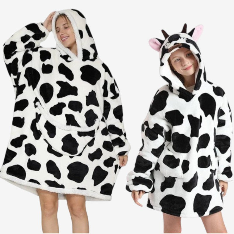 Afslappet oversized hættetrøje dame, perfekt til lag-på-lag og en trendy look.