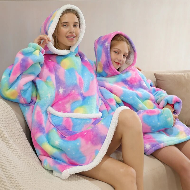 Dame hættetrøje, oversized og langærmet, for den ultimative komfort og stil i hverdagen.