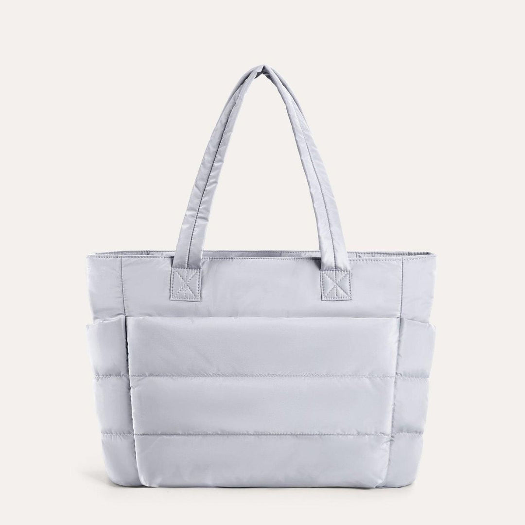 Letvægts puffy taske til damer, perfekt som rejsetaske eller shoppingtaske.