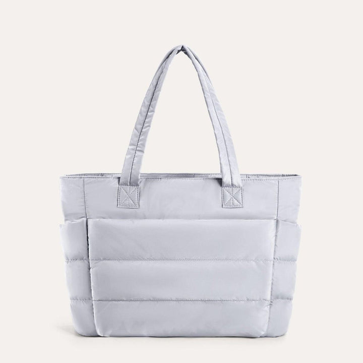 Letvægts puffy taske til damer, perfekt som rejsetaske eller shoppingtaske.