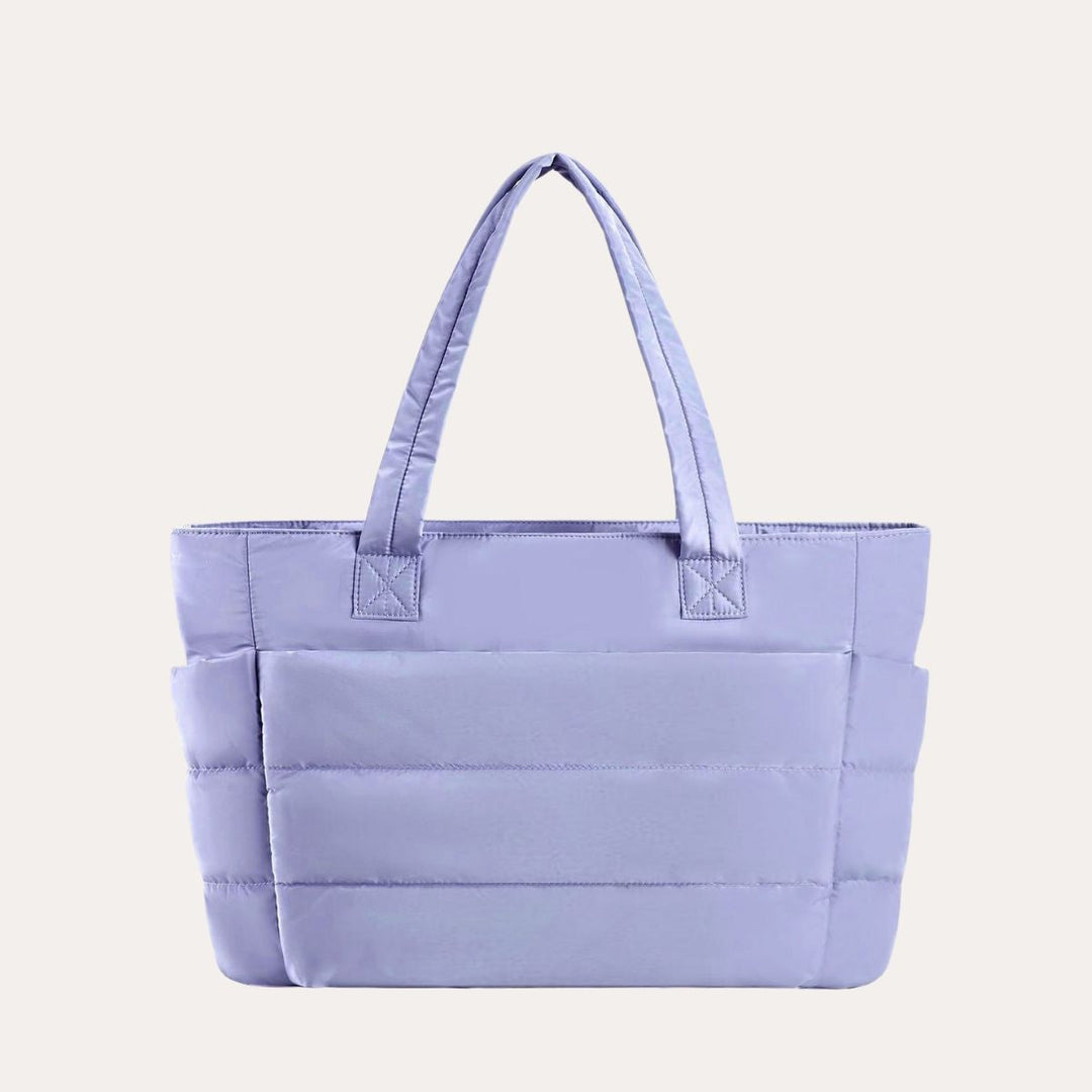 Stilfuld puffy tote til kvinder, en rummelig ledsager til alle lejligheder.