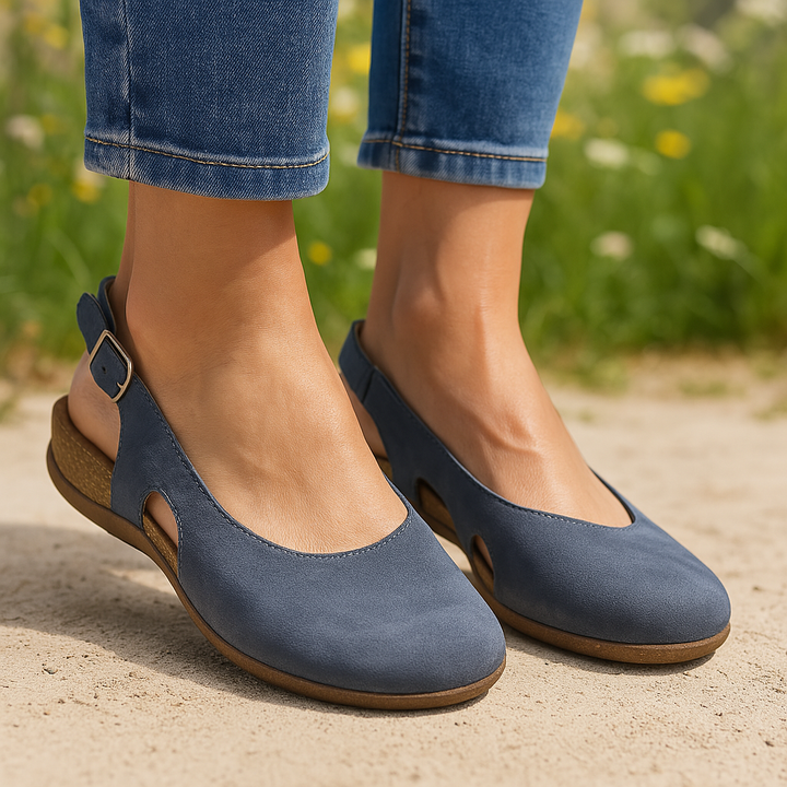 Dame sandaler med ergonomisk støtte, perfekt til hverdag og sommer. Komfortable og åndbare kvinder fodtøj.