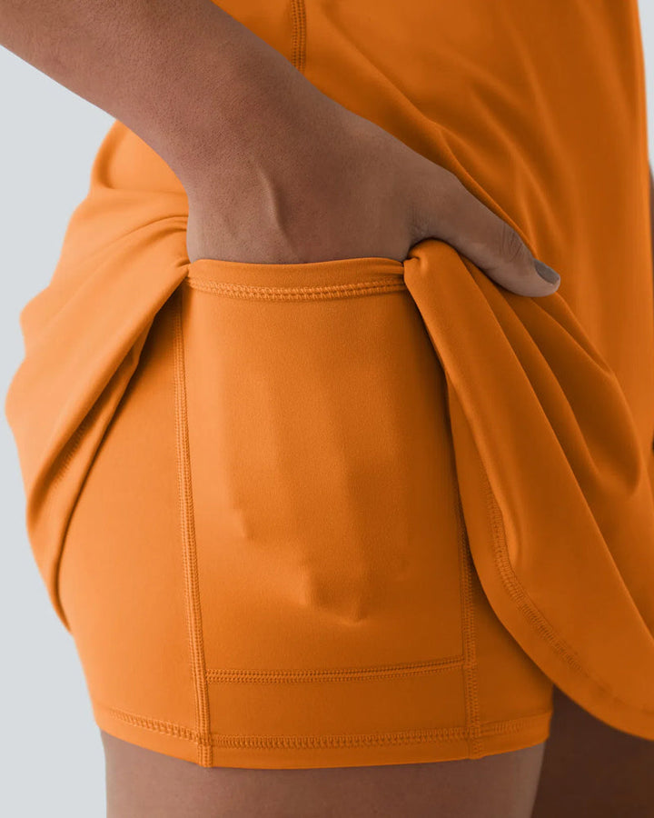 Elegant og komfortabel shaping kjole til kvinder, med bh og shorts for støtte.