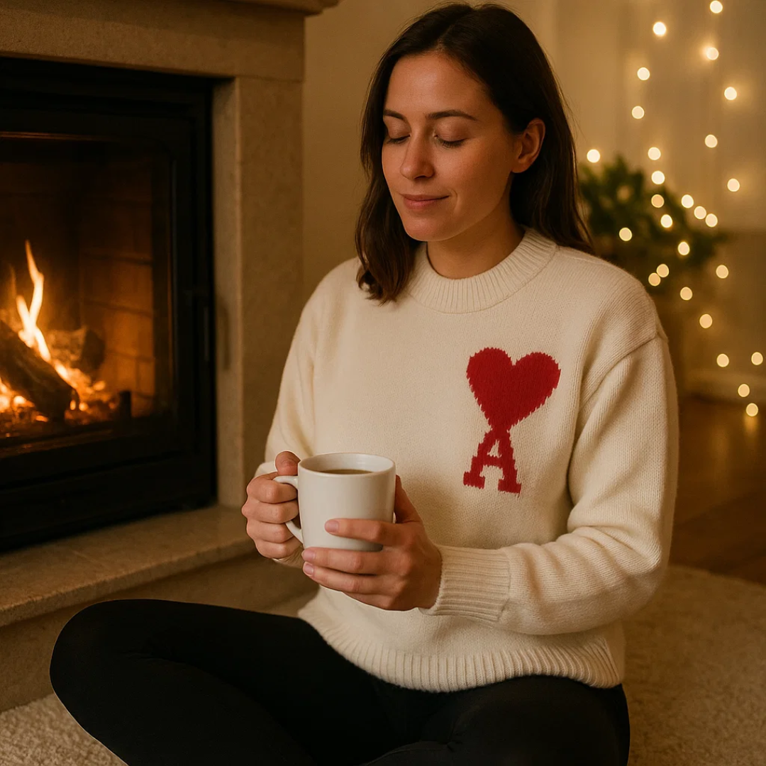 Stilfuld pullover til damer. Varm strik sweater for komfortabel og afslappet mode.