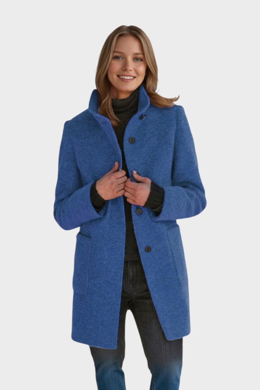 Komfortabel damejakke i eksklusivt materiale, perfekt til kølige dage. Nordisk design.