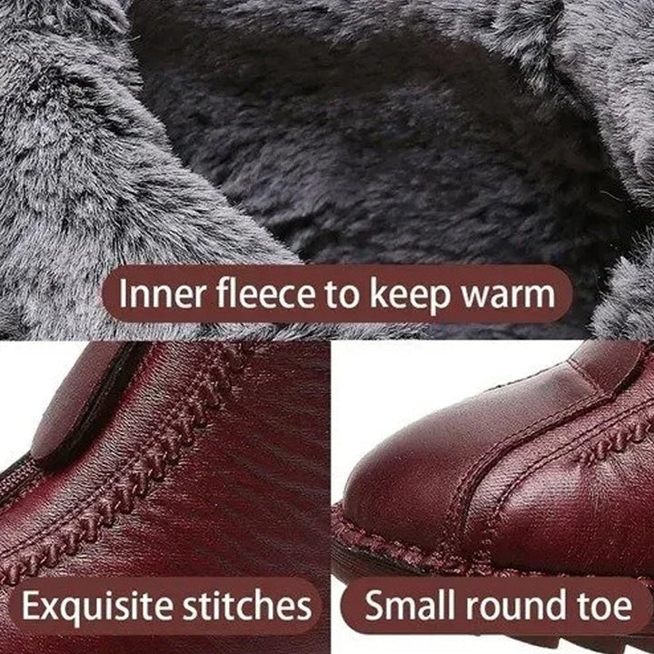 Dame vinterstøvler med varmt foer i sort. Optimal komfort og sikkerhed til vinter.