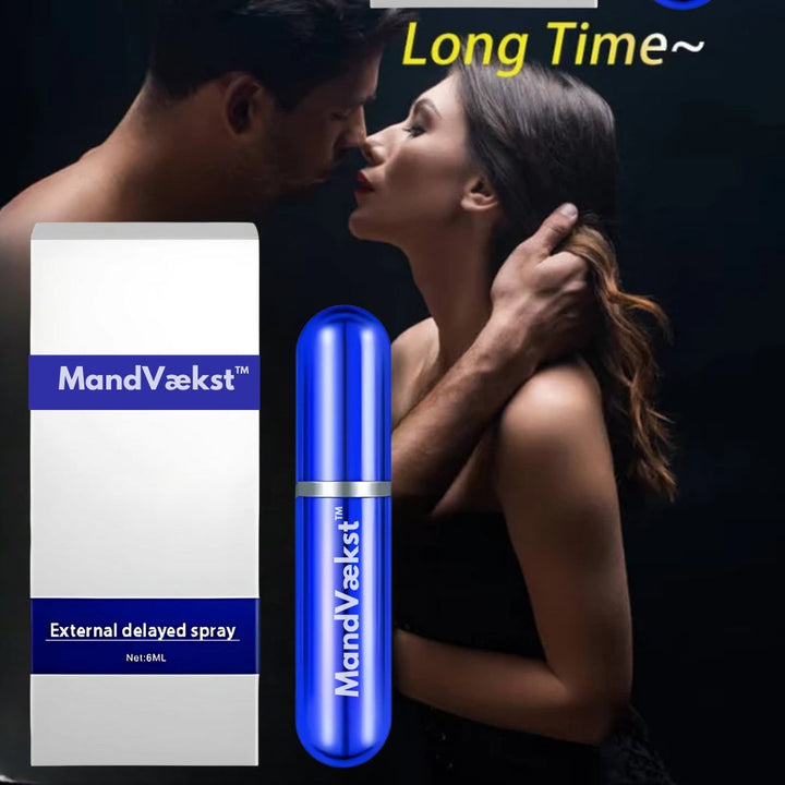 Mænds potensspray, giver stærke, hurtige erektioner. En pålidelig løsning mod præstationsangst.